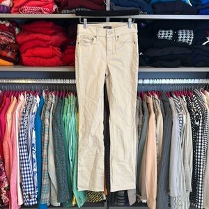 NJDY cream straight leg jeans size XXS